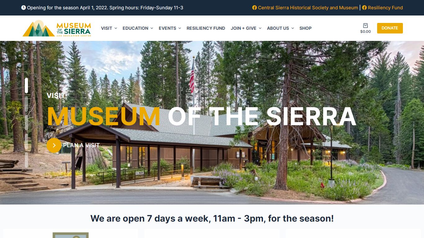 Welcome - Museum of the Sierra